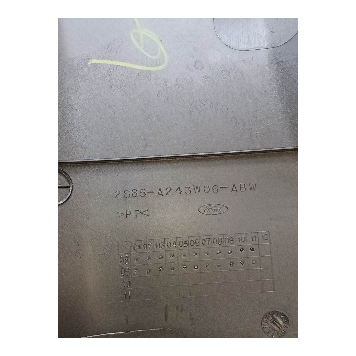 Coluna Lateral Direita Ford Fiesta 2010 2s65a243w06 3