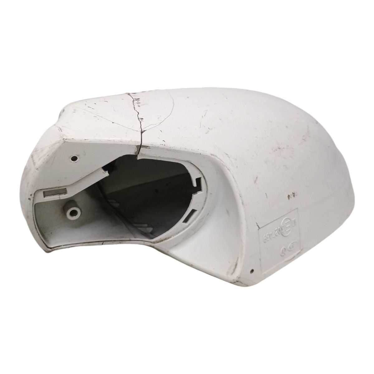 Capa Retrovisor Esquerdo Kia Sportage 2011 À 2015 C/detalhes Branco 4