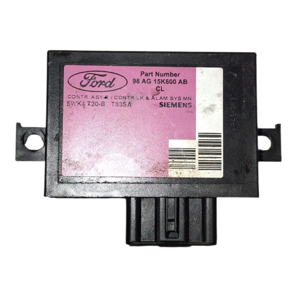 Módulo Central Alarme Ford Focus 1.8 2001 98ag15k600ab 1