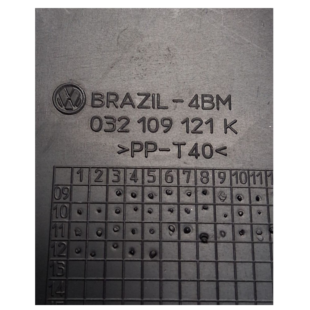 Capa Correia Dentada Superior vw Fox 2012 032109121k *detalhes 8
