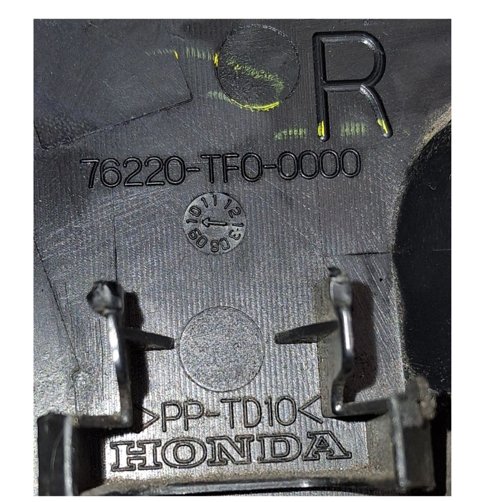 Acabamento Retrovisor Direito Fit Xl 2010 76220tfo Preto Preto 6