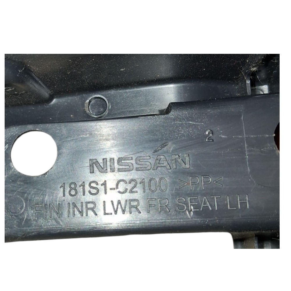 Moldura Direita Trilho Banco Kicks 2018 181s1c2100 Preto Preto 6