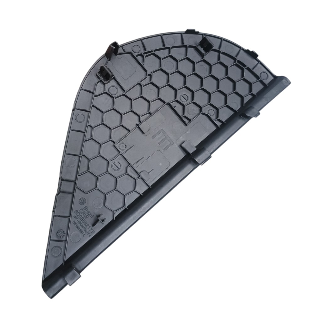Moldura Lateral Esquerda Painel Vw Polo 2014 6q0858217f Preto 2