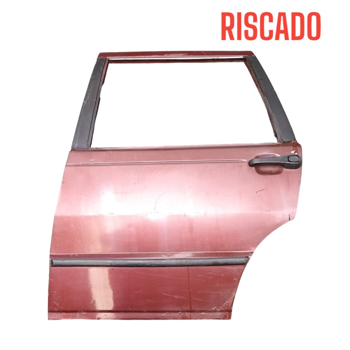 Porta Traseira Esquerda Fiat Uno 1992 À 1999 Traseira Esquerda Vermelha 2