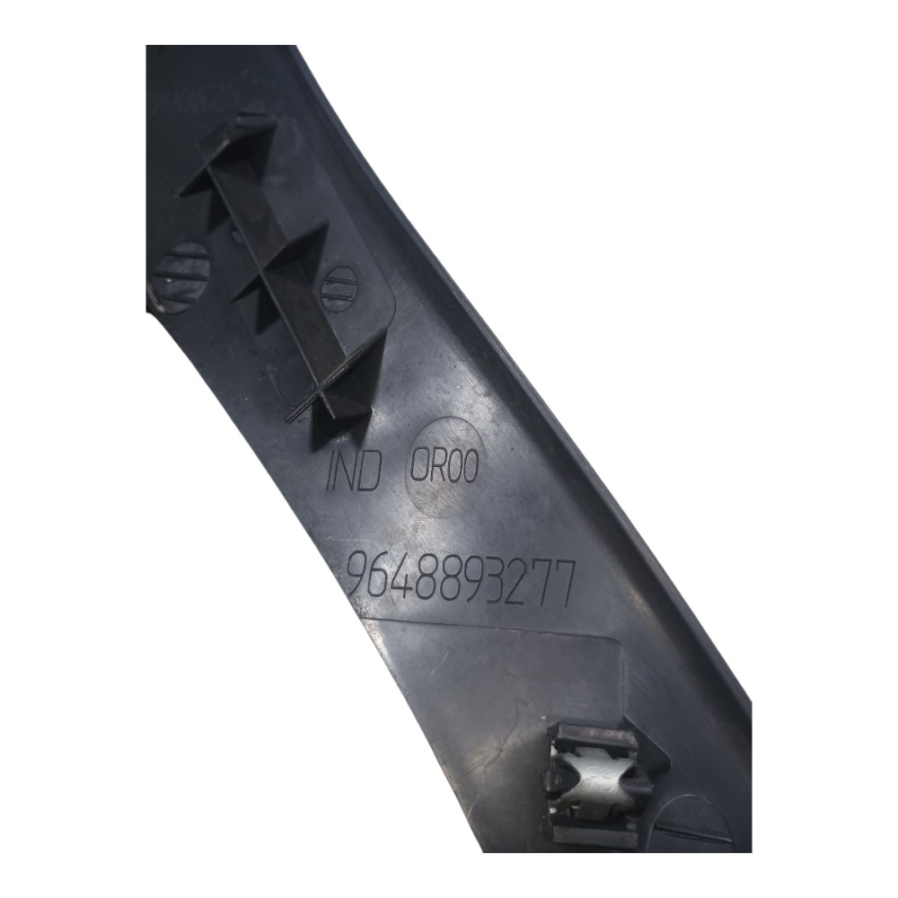 Soleira Porta Traseira Direita Citroen C3 2003 À 2012  Preto 6