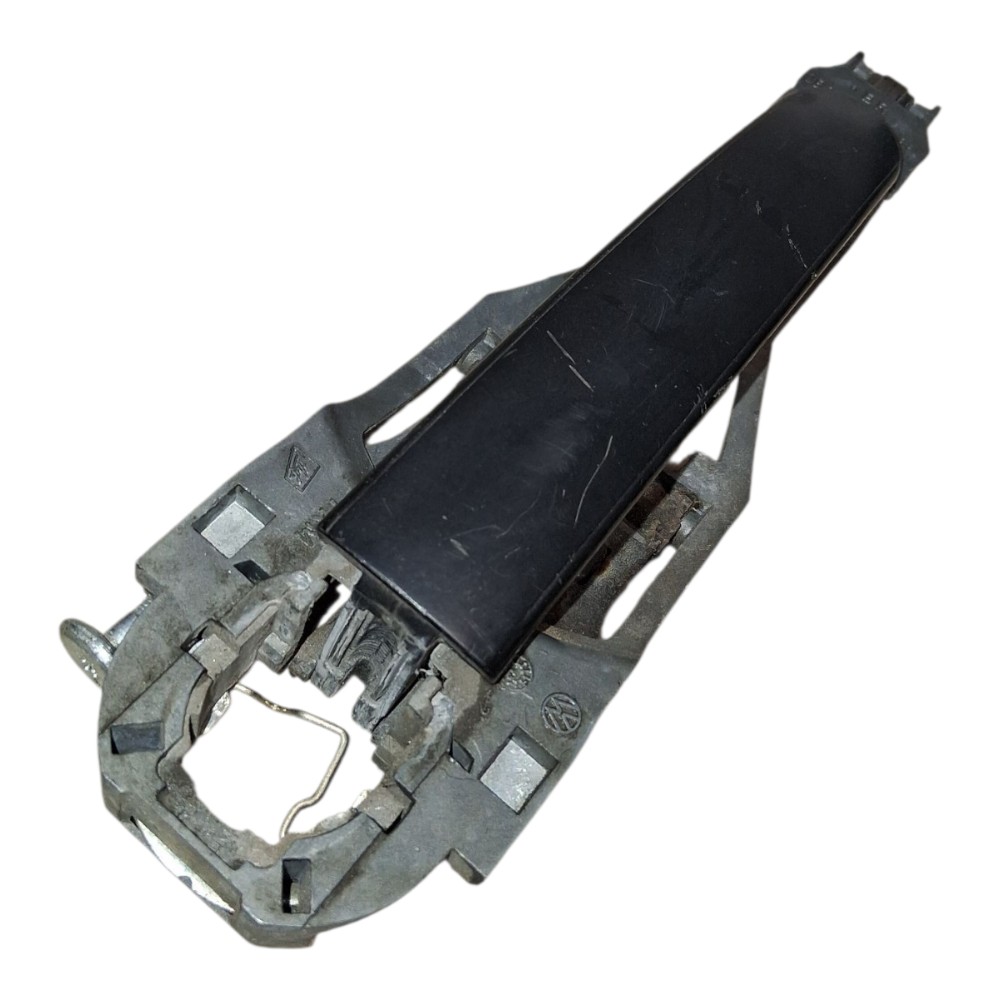 Maçaneta Externa Porta Dianteira Direita Vw Polo Sedan 2008 Preto Dianteira 5
