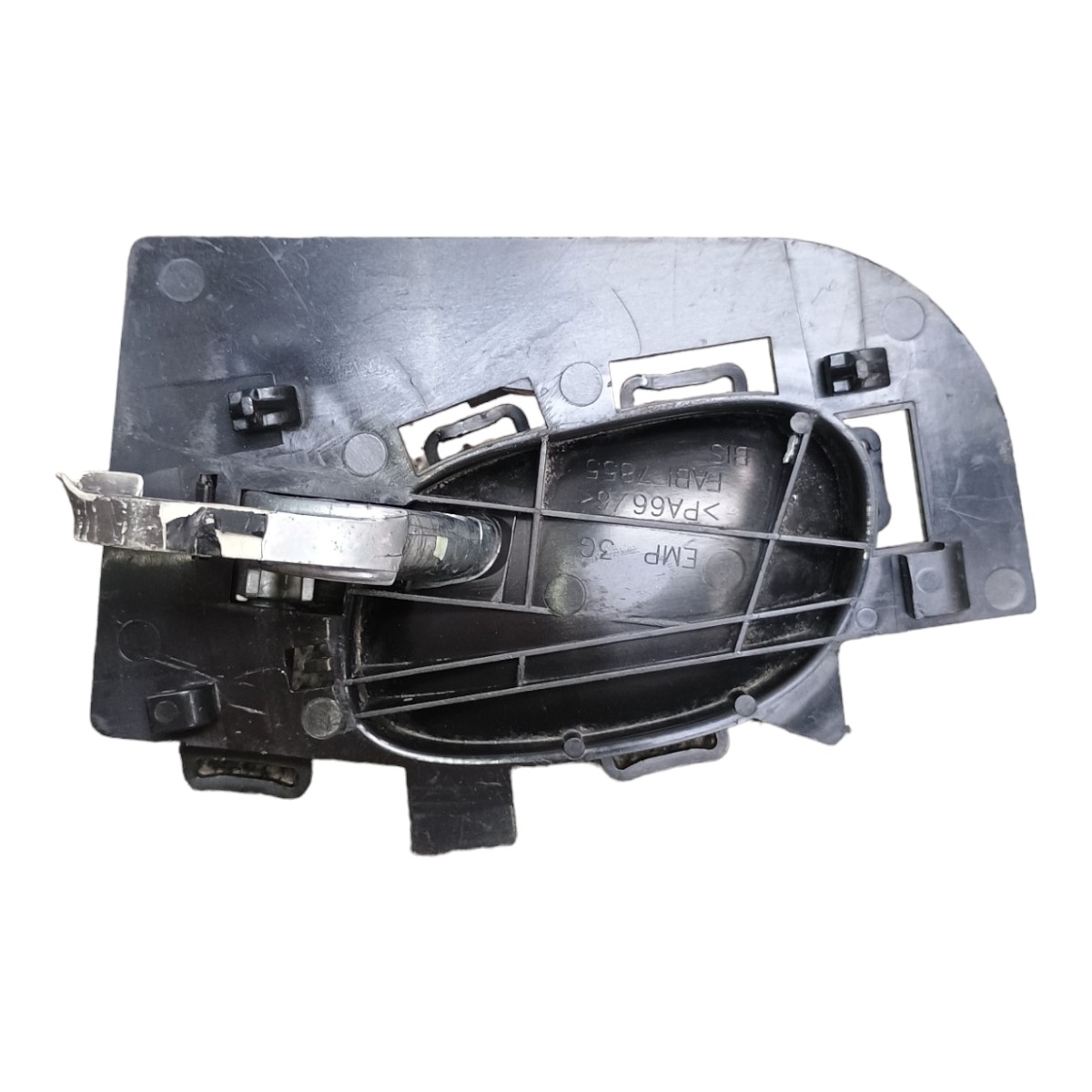 Maçaneta Interna Lado Esquerdo Peugeot 206 207 1998 A 2015 Preto/prata Dianteira/traseira 2