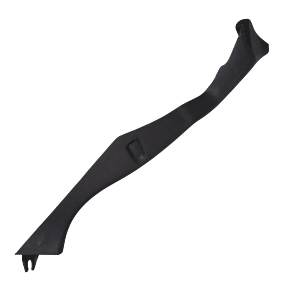 Moldura Lateral Banco Traseiro Direito Vw Polo Sedan 2008 Preto 2