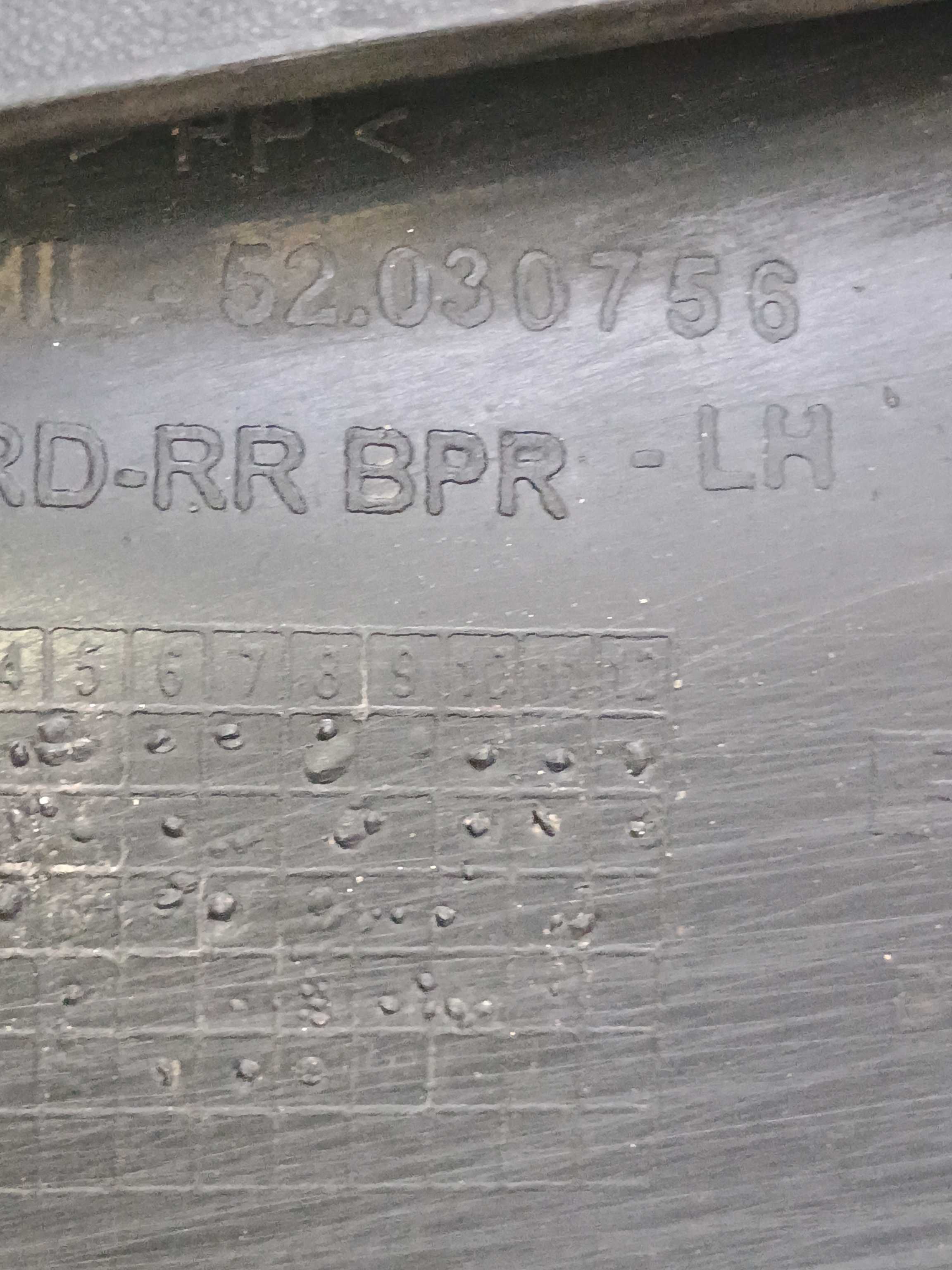 Protetor Esquerdo Parachoque Gm Spin 2016 52030756 C/detalhe 5