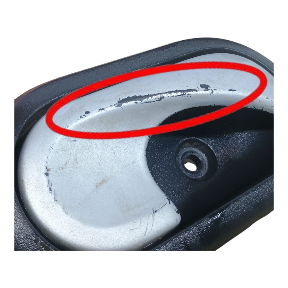 Maçaneta Interna Porta Ld Logan Sandero 2008 A 2016 *detalhe Prata Dianteira/traseira 5
