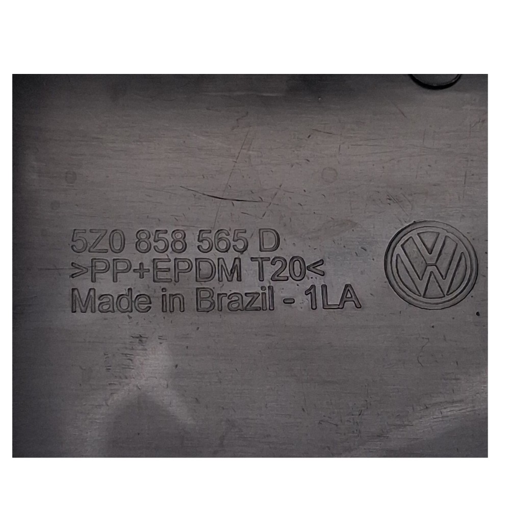 moldura superior coluna direção Vw Fox 2012 5Z0858565D 7