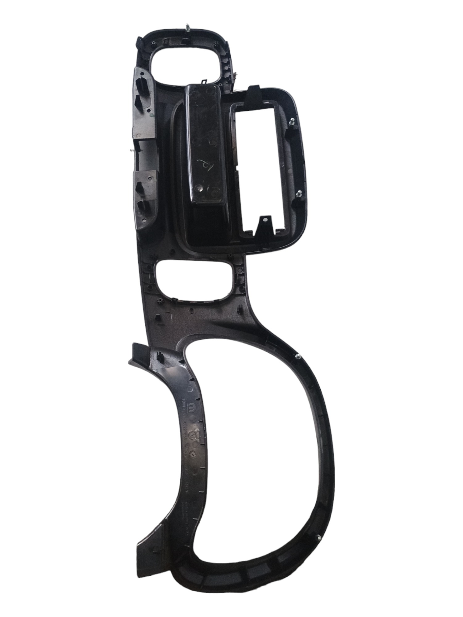 Moldura Painel Instrumentos Fiat Mobi Easy 2019 100227885 Preto 2