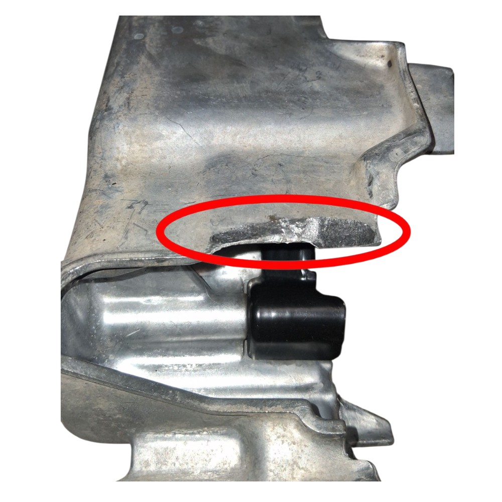 Tampa Suporte Motor Fit Xl 2010 *detalhe Prata Prata 6