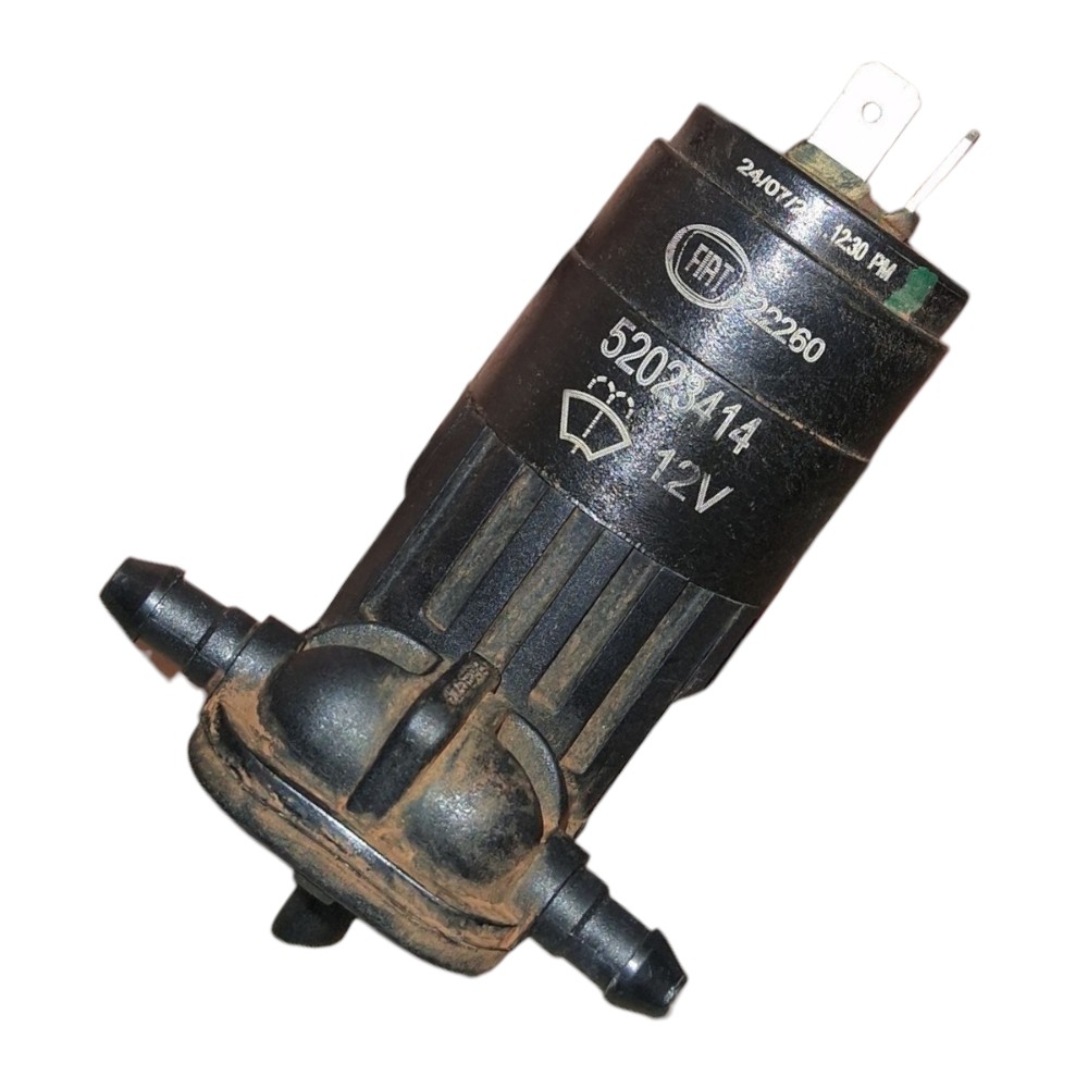 Bomba Esguicho Limpador Parabrisa Fiat Mobi Like 2022  Preto 12v