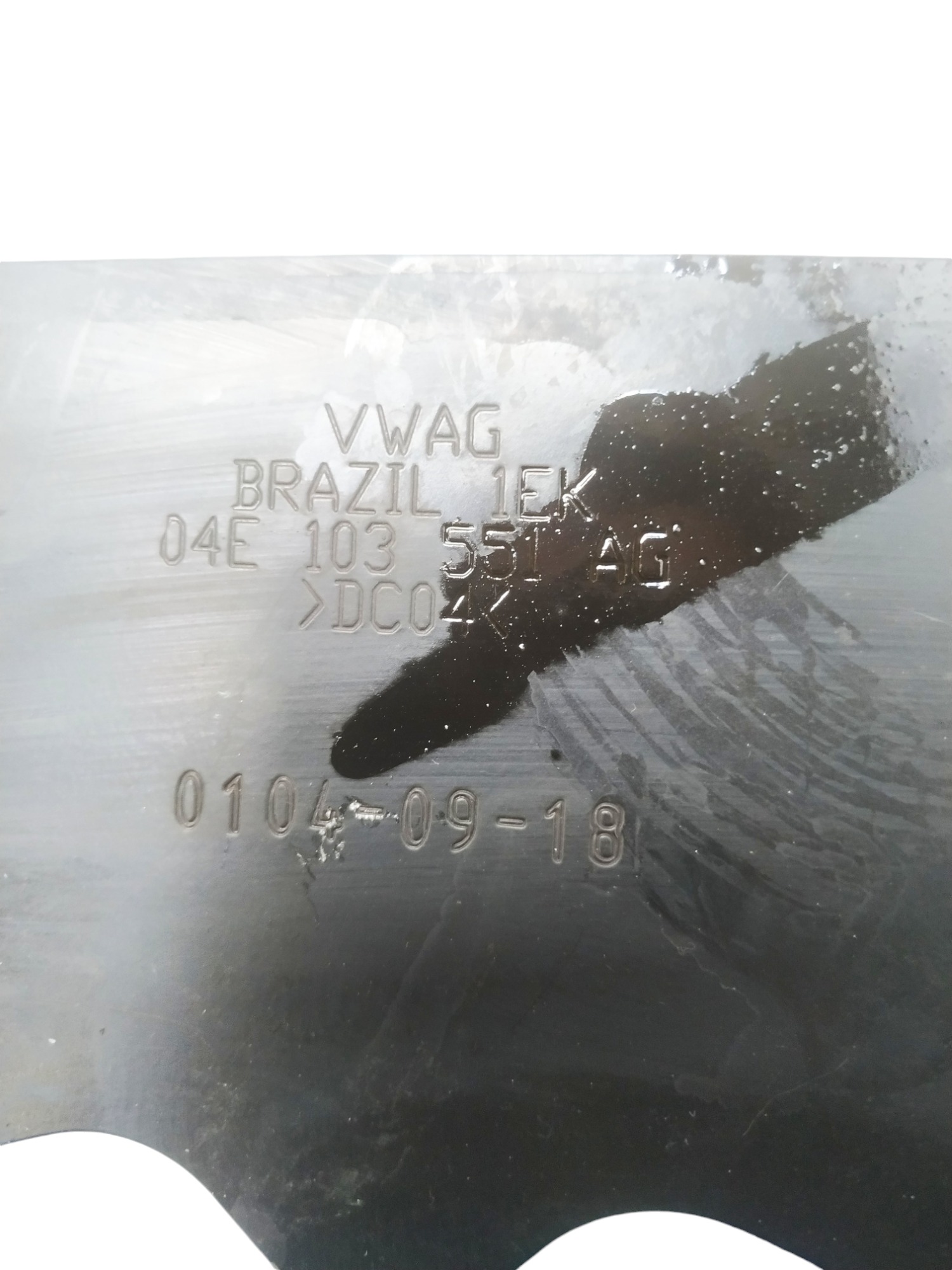 Chapa Vedação Motor Câmbio 1.0 Tsi Vw Virtus 2019 A 2021 3