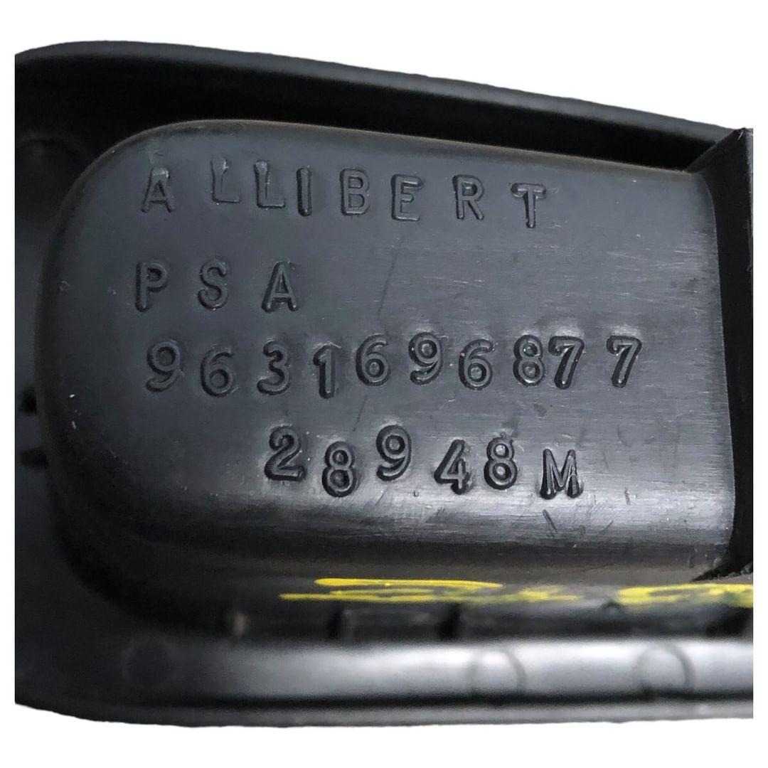 Puxador Moldura Interna Porta Peugeot 206 207 2002 A 2012 Preto Dianteira/traseira 5