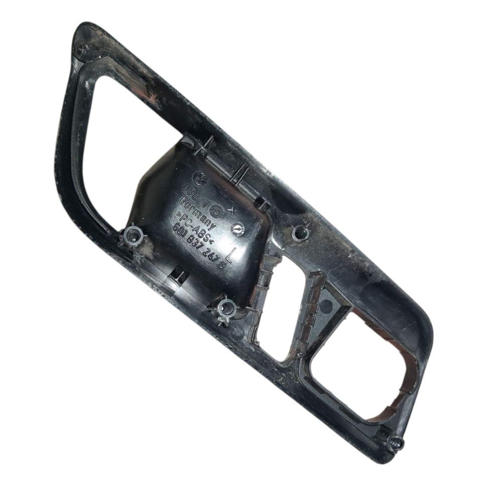 Moldura Maçaneta Interna Porta Diant Esq Vw Polo Sedan 2008 Preto Dianteira 4