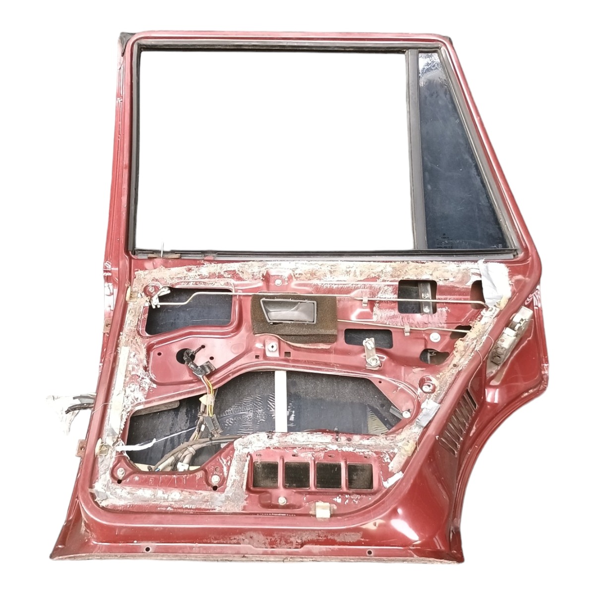 Porta Traseira Direita Vw Santana Quantum 1999 Traseira Direita Vermelha 6