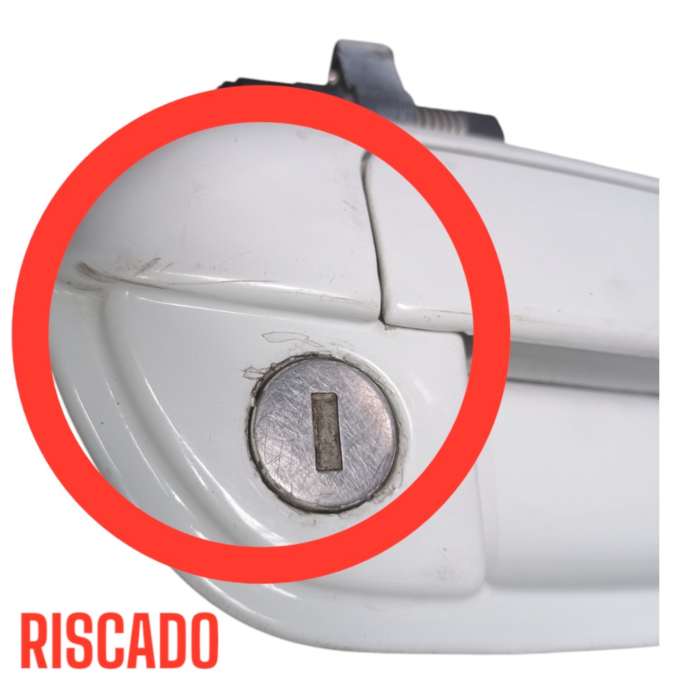 Maçaneta Externa Porta Diant Dir Fiat Punto 2012 *detalhes  Branco Dianteira 7