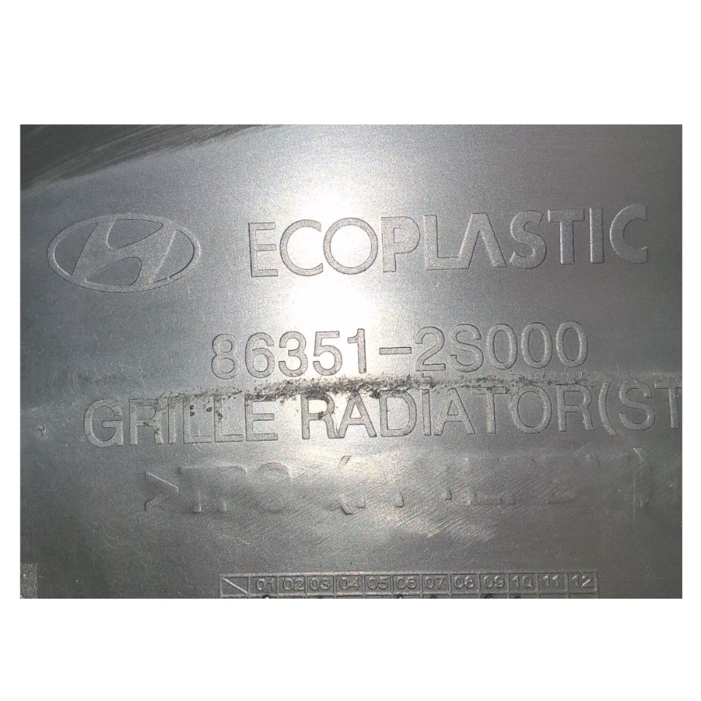 Grade Parachoque Dianteiro Hyundai Ix35 2014 *riscado  Prata 9