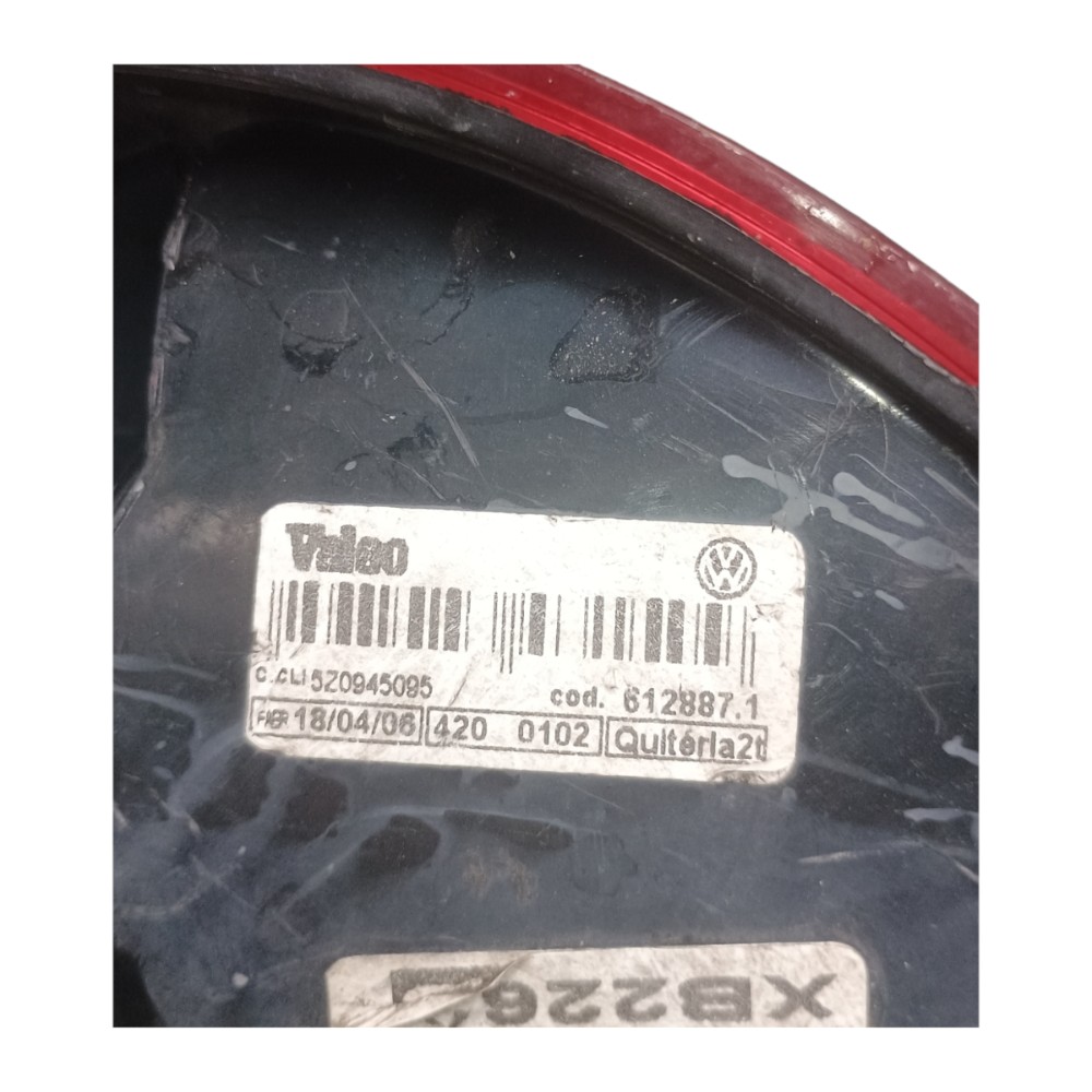 Lanterna Traseira Esquerda Vw Fox 2003 A 2010 5z0945095 Ambos Lados A1 6