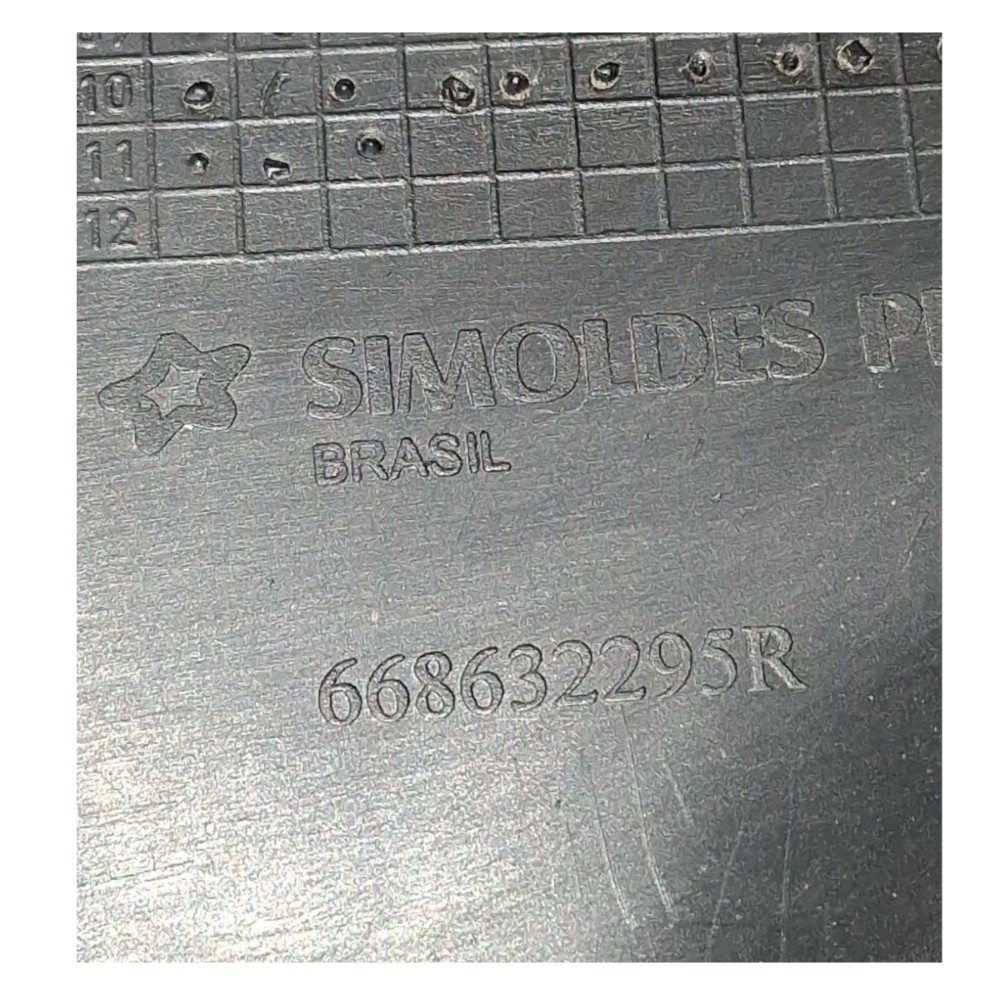 Grade Churrasqueira Esquerda Sandero 2007 Á 2014 *detalhe Preto 8