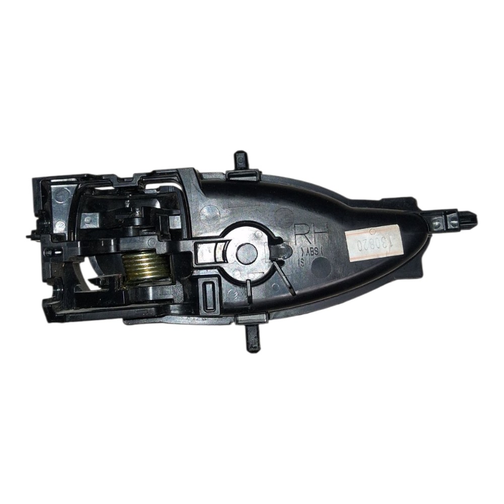 Maçaneta Interna Porta Traseira Direita Toyota Yaris Sd 2021 Preto Traseira 2