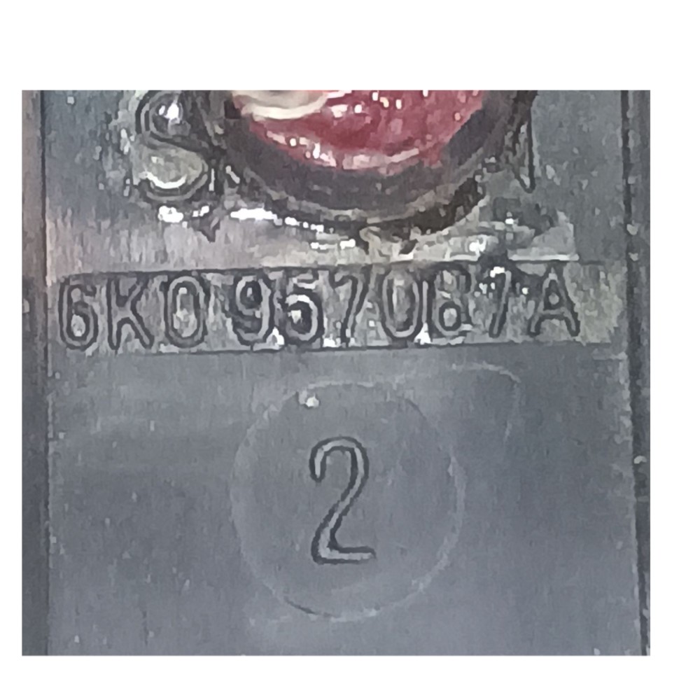 Botão Falso Painel Seat Cordoba 1997 6k0957087a Preto Preto 5