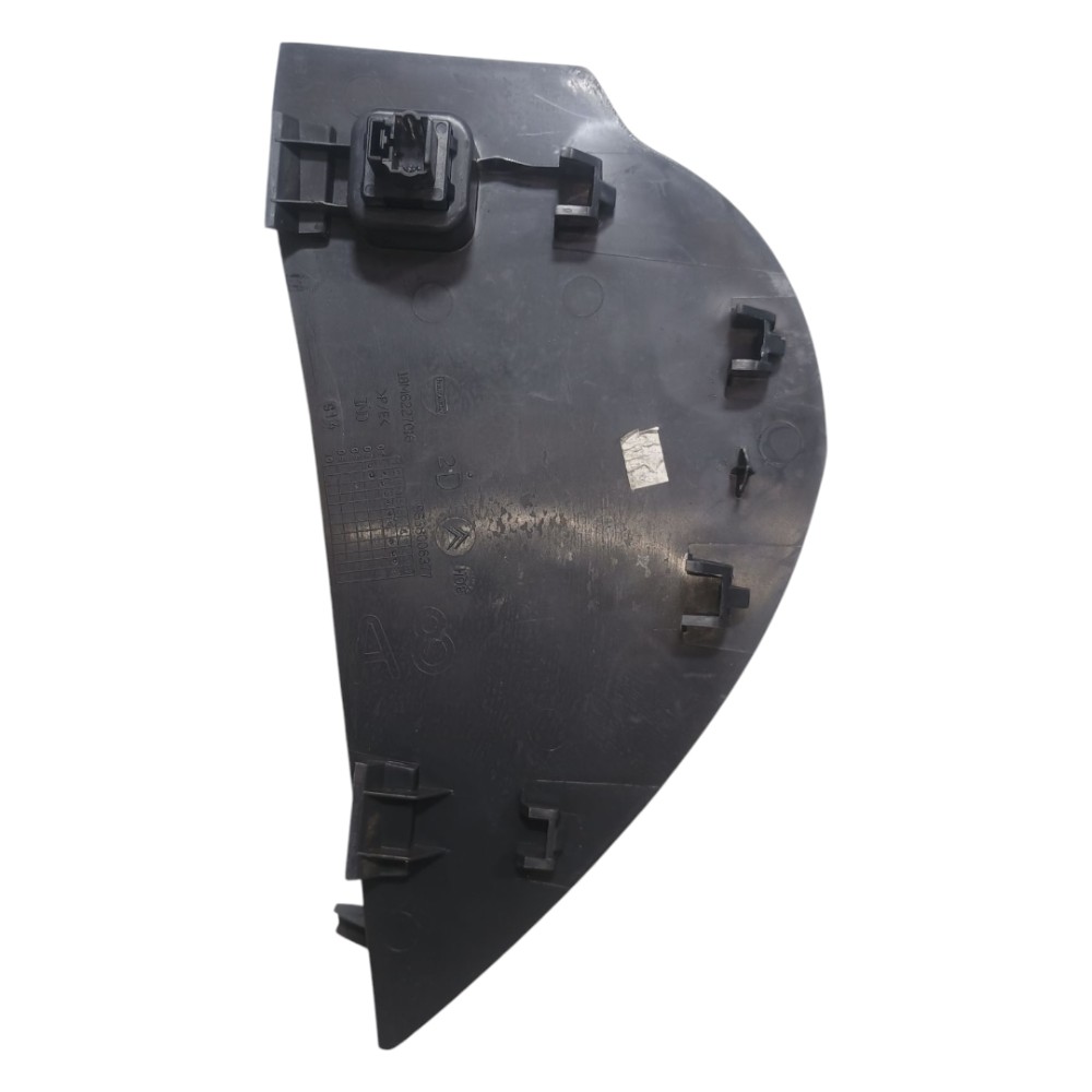 Acabamento Lateral Direito Painel Citroen C3 2003 À 2012  Preto 2