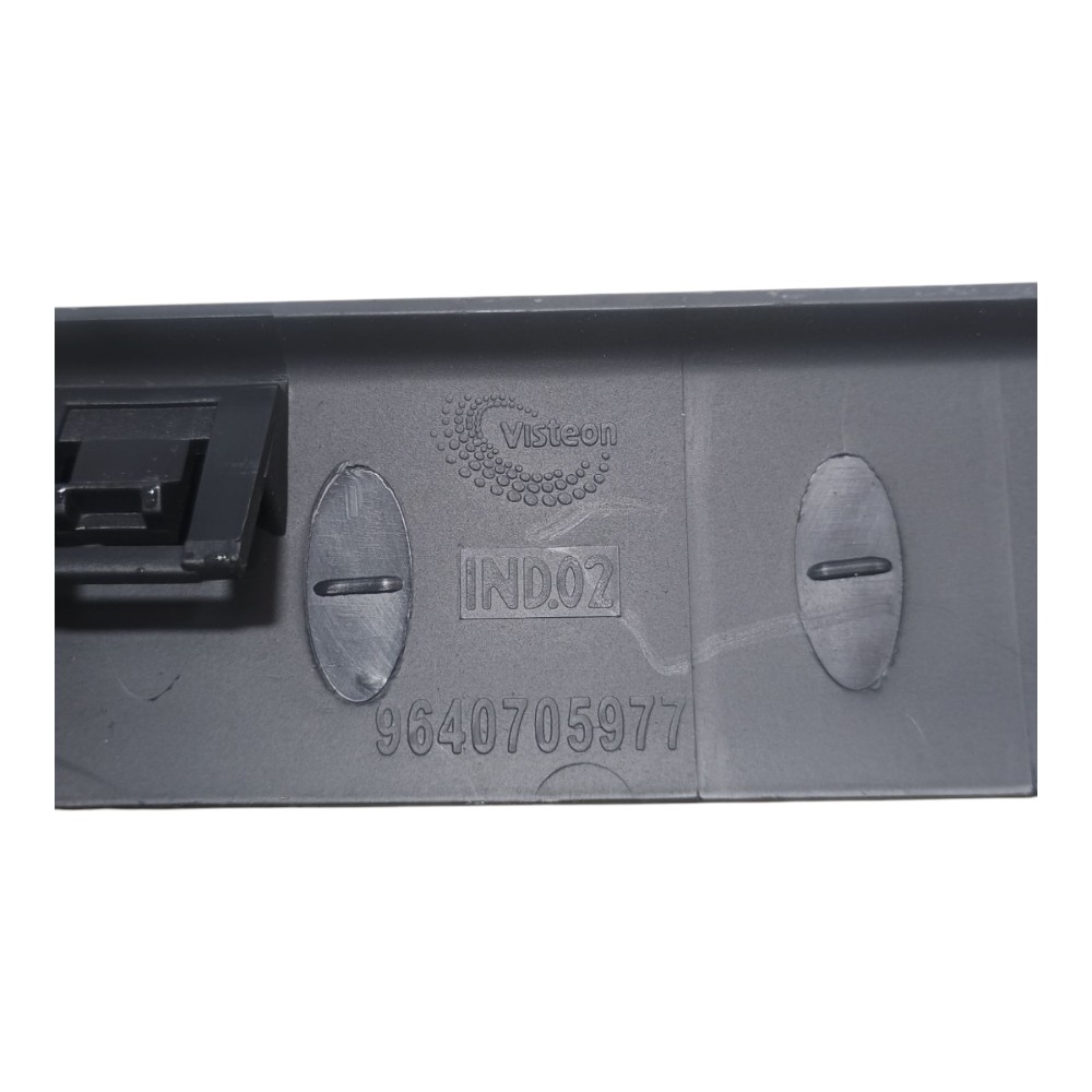 Moldura Painel Instrumento Citroen C3 2003 À 2012  Preto 7