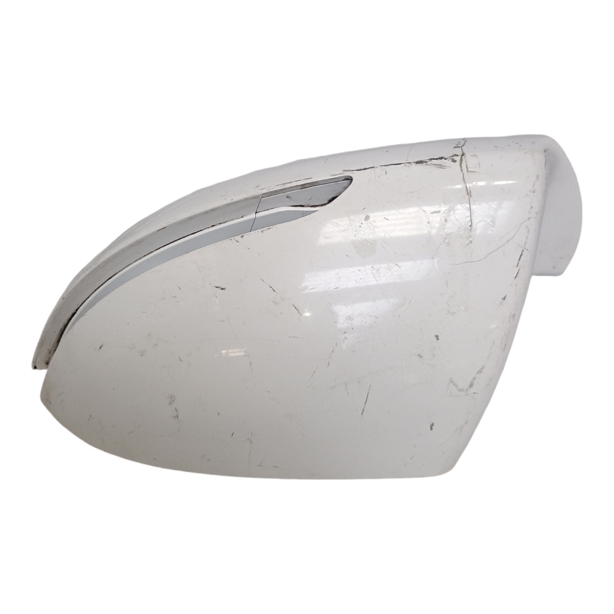 Capa Retrovisor Esquerdo Kia Sportage 2011 À 2015 C/detalhes Branco 2