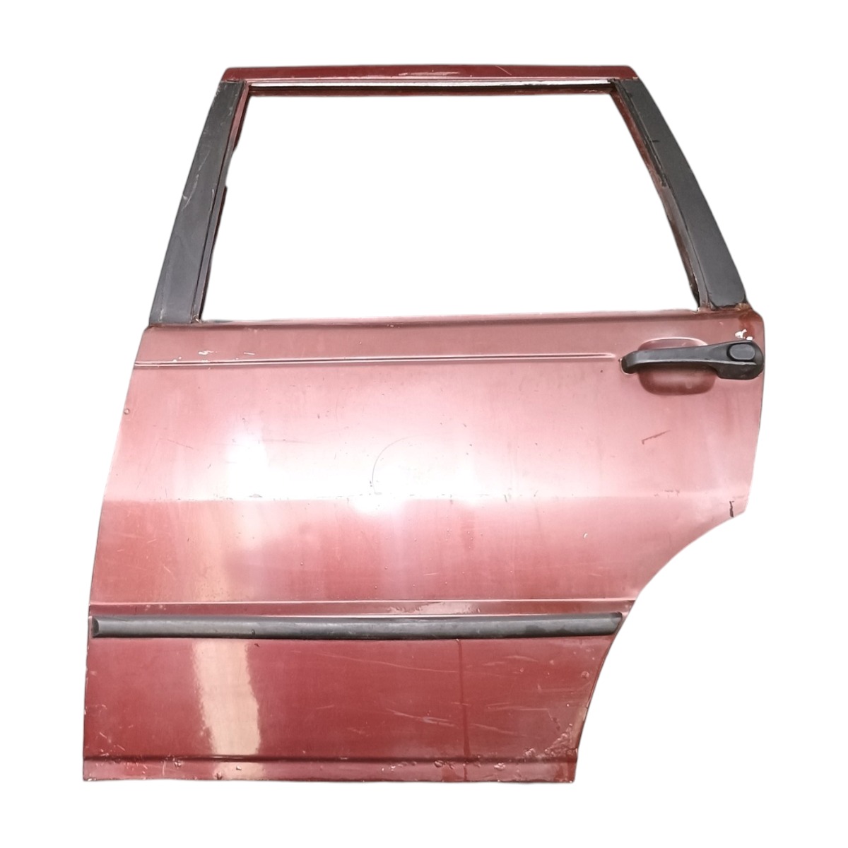 Porta Traseira Esquerda Fiat Uno 1992 À 1999 Traseira Esquerda Vermelha 1