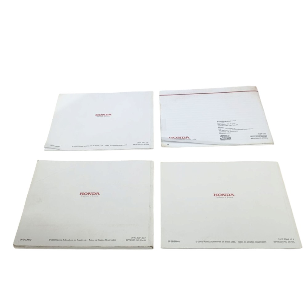 Manual Instruções Honda Fit 2