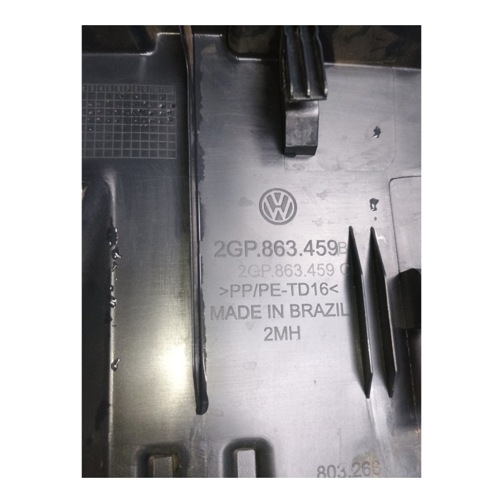 Acabamento Traseiro Porta Malas Vw T Cross 2022 C/detalhes Preto 10