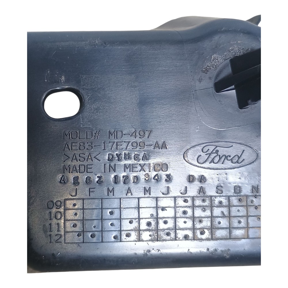 Suporte Tras Esq Parachoque Ford New Fiesta sedan mexicano  2011 A 2013 7