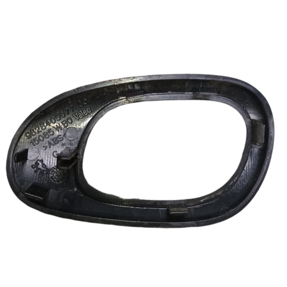 Moldura Maçaneta Interna Traseira Esquerda Peugeot 207 2010 Preto 3