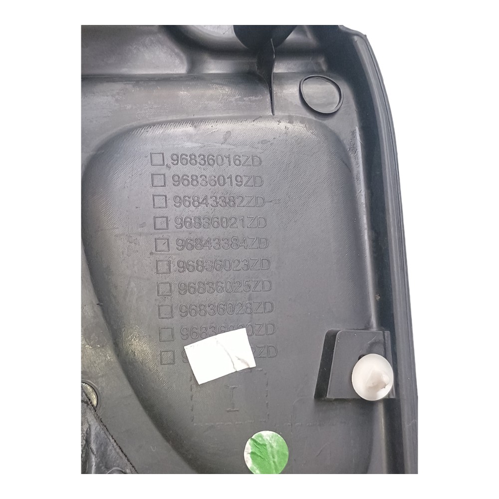 Forro Porta Dianteira Direita Peugeot 207 2010 Preto 5