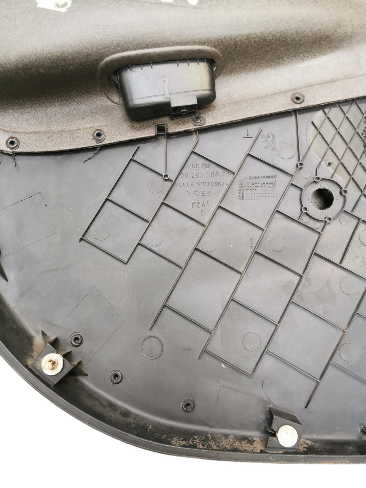 Forro Porta Traseiro Direito Peugeot 206 2001 A 2015 A1 4