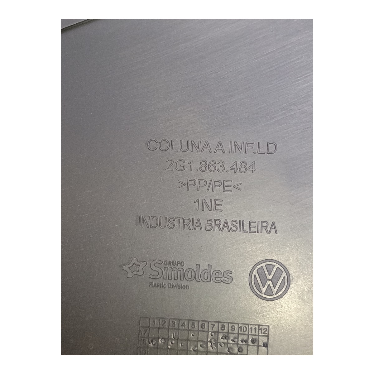 Acabamento Soleira Dianteira Direita Virtus 2018 2g1863484 Preto 4