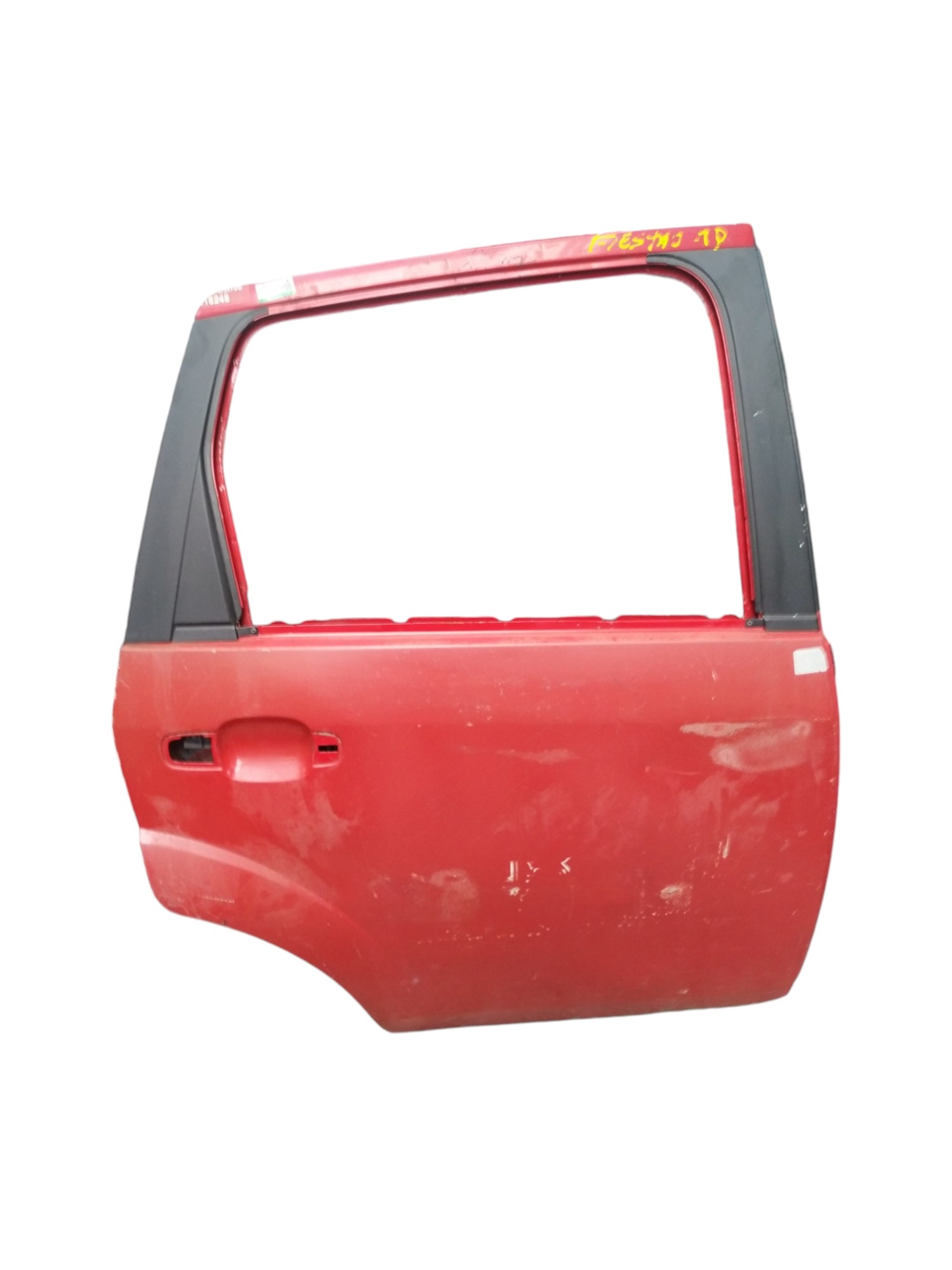 Porta Traseira Direita Ford Fiesta 2005 Traseira Direita Vermelho 1