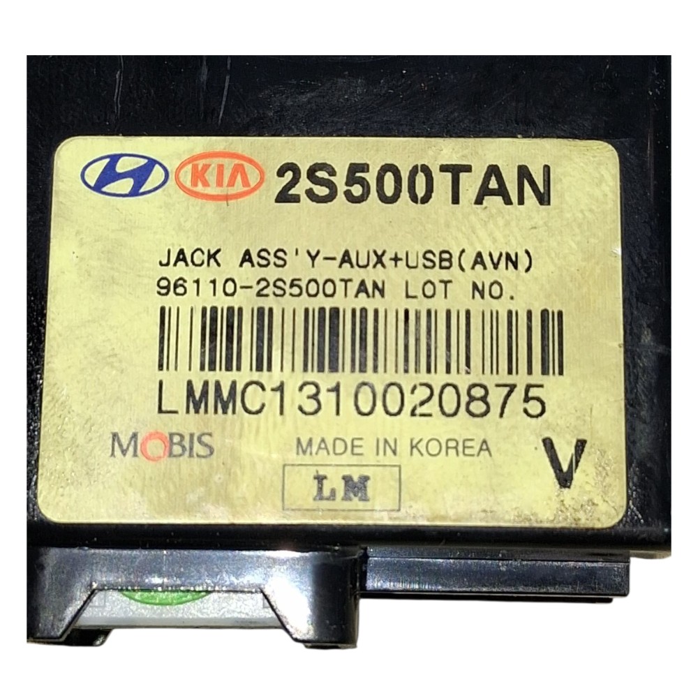 Entrada Auxiliar Usb Hyundai Ix35 2014 961102s500tan 6