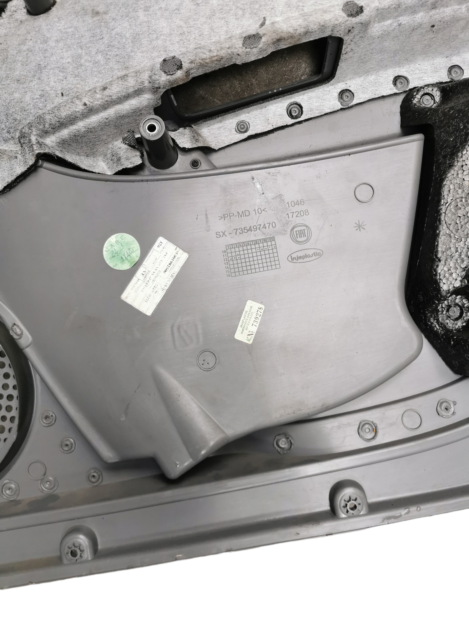 Forro Porta Diant Esq Fiat Palio Attractive 2012 Com Detalhe A1 4