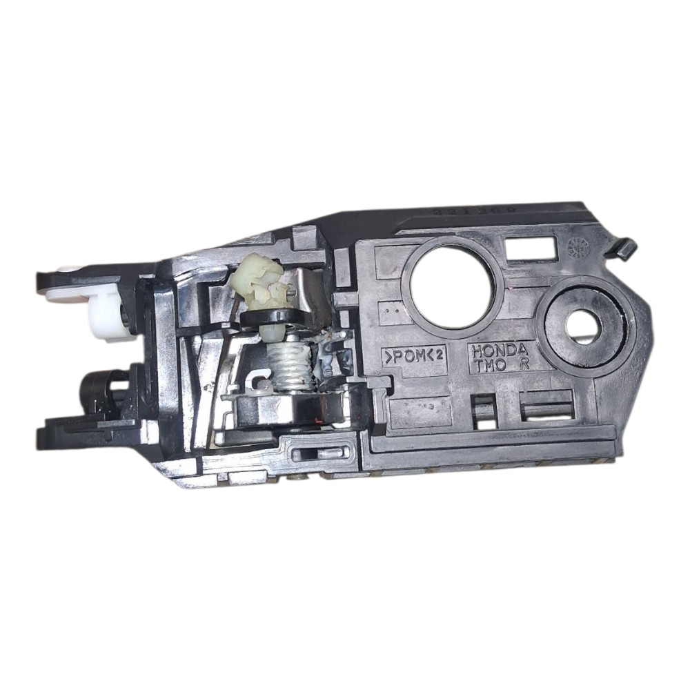 Maçaneta Interna Porta Dianteira Direita Honda City 2010 Prata Preto Dianteira 2