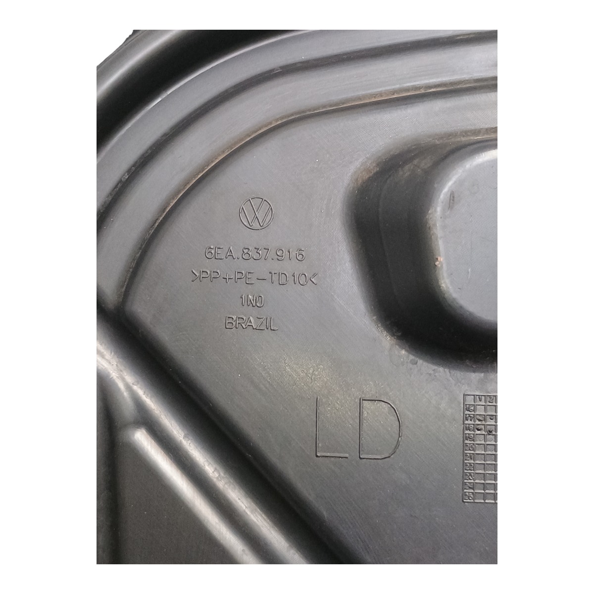 Acabamento Interno Porta Dianteira Direita Vw Virtus 2018 Dianteira Direito Preto 4