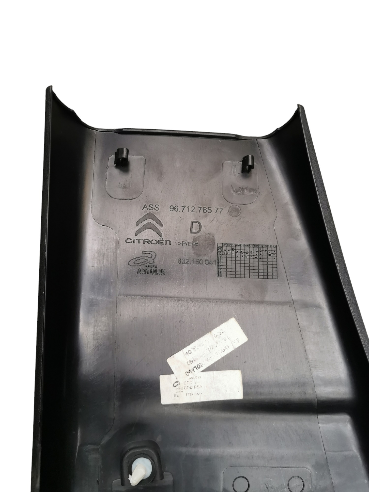 Moldura Coluna Central Direita Citroen C3 Picasso 2012 A1 3