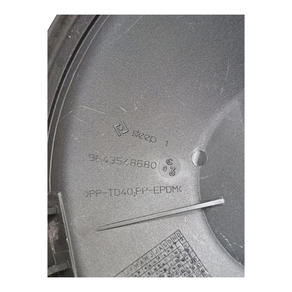Tampa Bomba Combustível Peugeot 207 2010 Com Detalhes  Preto 2010 6