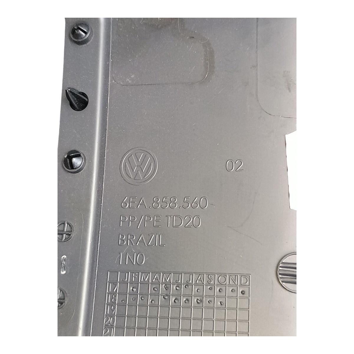 Moldura Painel Instrumentos Vw Virtus 2018 6ea858417j 8