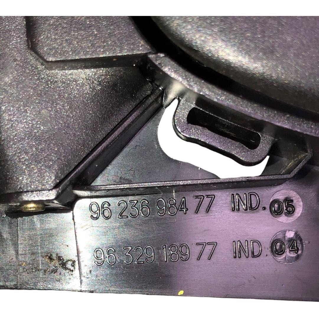Maçaneta Interna Lado Esquerdo Peugeot 206 207 1998 A 2015 Preto Dianteira/traseira 3