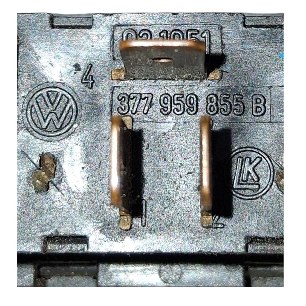 Botão Duplo Vidro Elétrico Vw Gol Parati Saveiro 2000 A 2005 6