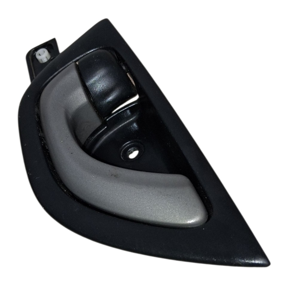 Maçaneta Interna Porta Traseira Esquerda Fit Xl 2010 Preto/prata Traseira 2